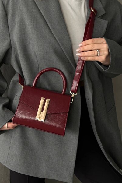 Glemix Mais Burgundy Design Box Model Ženska Torba za Rame sa Dodacima