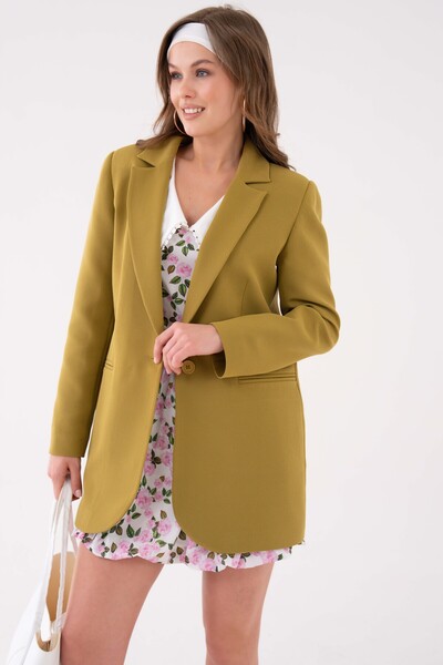 Saade Παλτό Oil Green Blazer