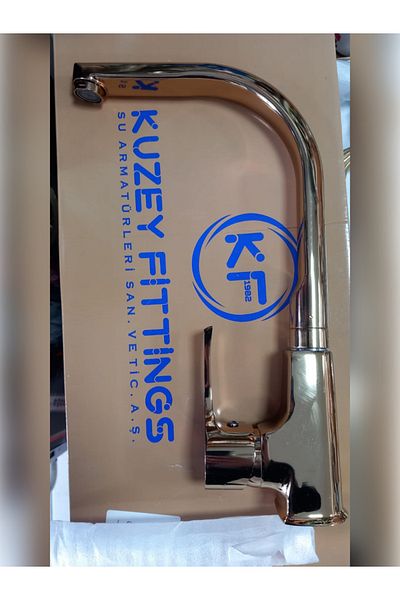 Kuzey Hilal Mix Kuğu Sink Faucet Gold and Black and Gray Series