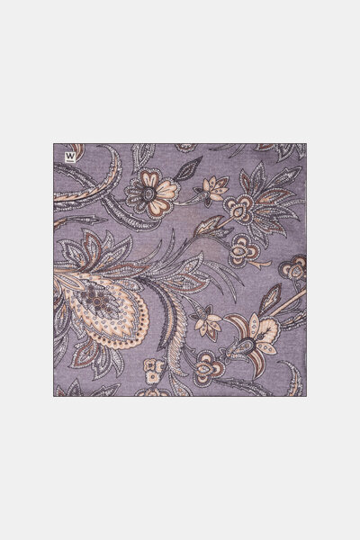 W Collection GRİ YÜN MENDİL