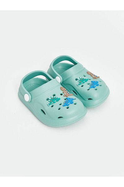 LC Waikiki Αγορικά σανδάλια παραλίας με πράσινο στάμπα LCW STEPS