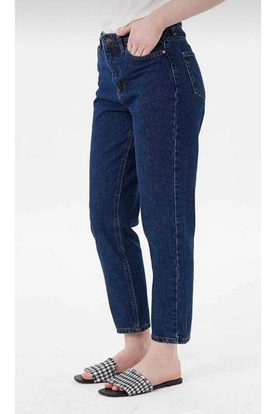 SU SHE Women's Mom Jean - Boyfriend Style up Waist Power Lycra