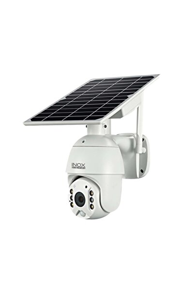 inox 3MPX Güneş Enerjili Kamera 4G SOLAR PANELLİ MİNİ PTZ KAMERA (INOX-228)