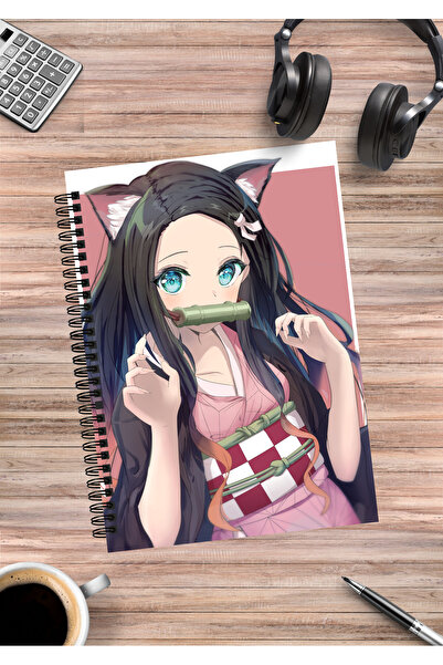 mertfigur Caiet cu spirală Demon Slayer Anime A5 (50 coli)