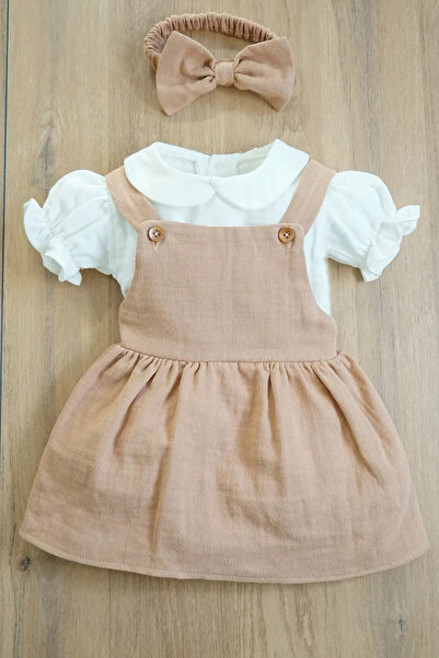 gumbuloy X Silk Atlas Short Sleeve Ruffled Bandana Muslin Dress
