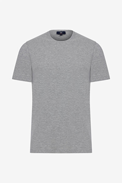 W Collection Gray Crew Neck T-Shirt