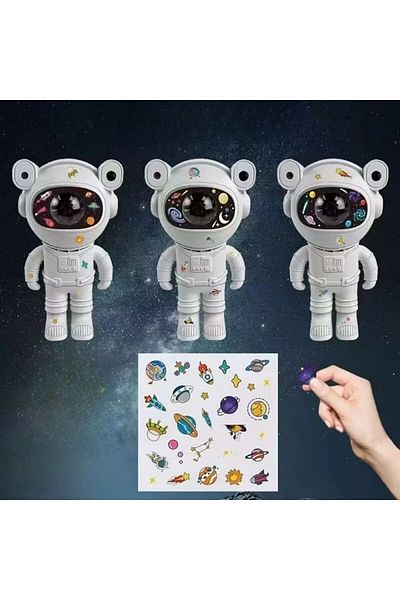 andela Astronaut Model Night Light with Sticker and Remote Control (5057)