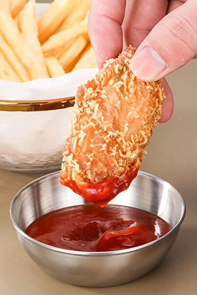 Binbirreyon Sauce Bowl Set 12 Pcs 18/8 Stainless Steel 6,2X2,2Cm Ra420