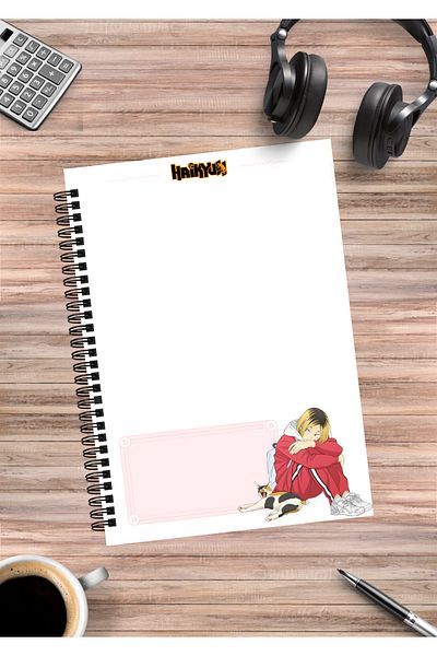 mertfigur Haikyuu Hinata Kageyama Kenma Anime Spiral Notebook A5 (50Sheets)