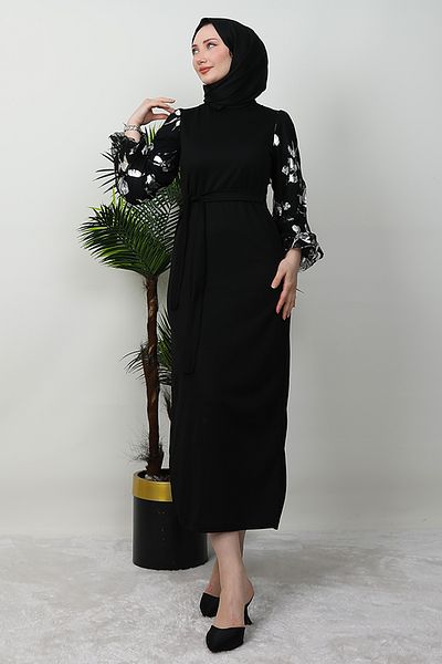 Giza Giyim Silver Leaf Hijab Dress