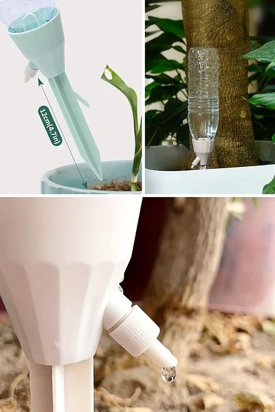 winbox Drip Irrigation Spikes Automatic Plant Watering Apparatus with Adjustable Flow Rate - 3 Pcs