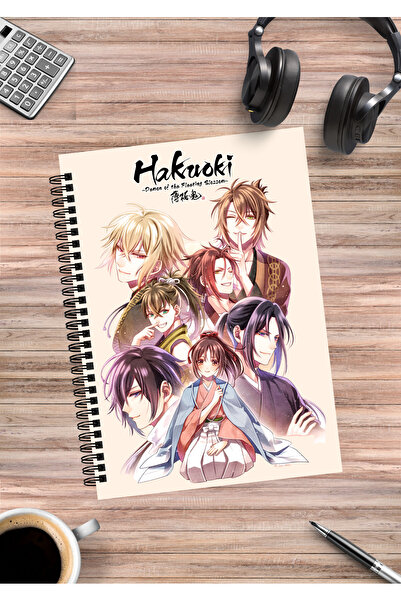 mertfigur Caiet spiralat A5 cu anime Hakuoki Demon of the Fleeting Blossom (50 coli)