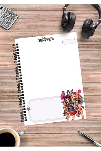 mertfigur Toilet Bound Hanako Kun Nene Akane Anime Spiral Notebook A5 (50Sheets)