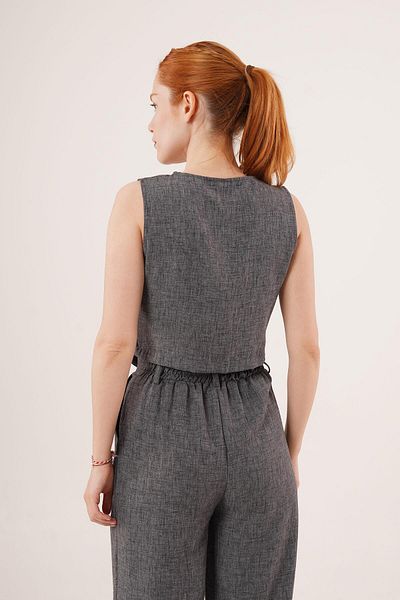 LOKADI Women's Vest Pants 2 Piece Set