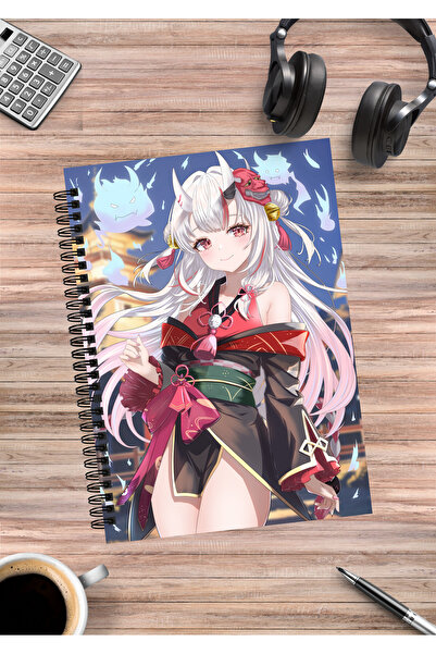 mertfigur Hololive Vtuber Anime Spiral Notebook A5 (50Sheets)