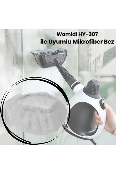 Supervac Cloth Set Compatible with Womidi Hy-307 Multifunctional Steam Cleaner