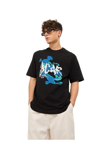 The Bear House Men's Cotton T-Shirt – Soft, Breathable & Comfortable for Casu...
