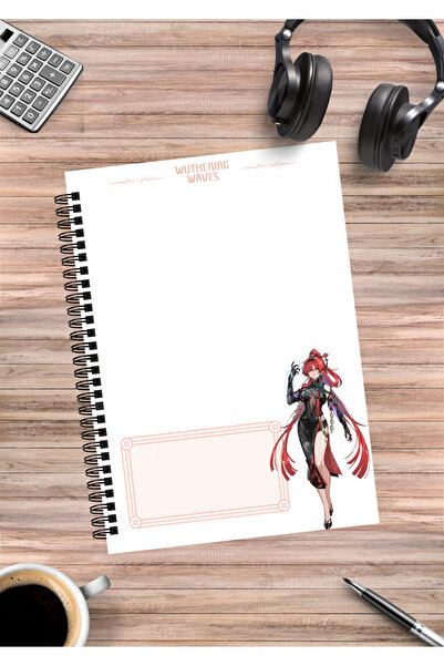 mertfigur Wuthering Waves Anime Spiral Notebook A5 (50 Sheets)