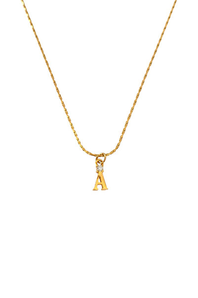Bonnjerra Jewellery Çelik 1mm İnce Gold Hayalet Zincir Zirkon Taşlı Minimal H...