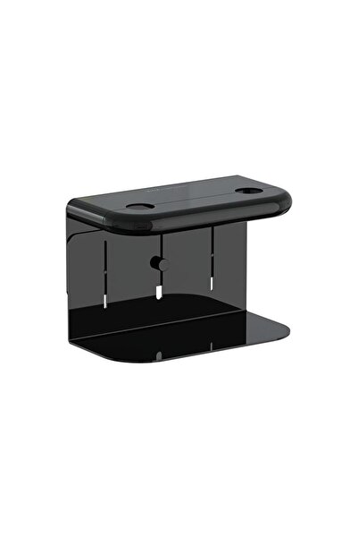 VitrA A4456739 LİQUİD SIVI S. TUTACAĞI ÇİFT HAZNELİ, PARLAK SİYAH