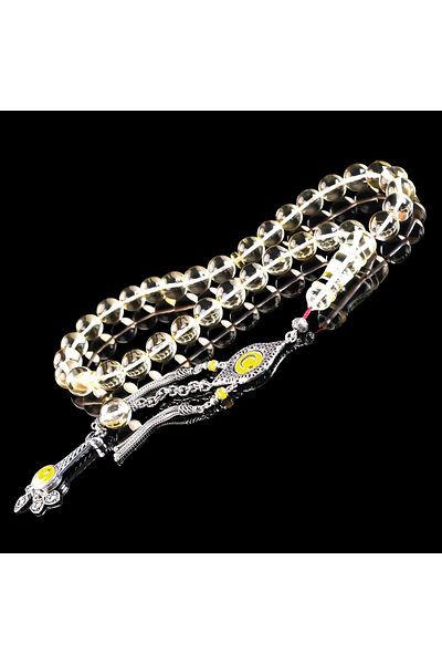 TESBİHCİBABA Premium Class Lithuania Water Drop Has Amber Rosary