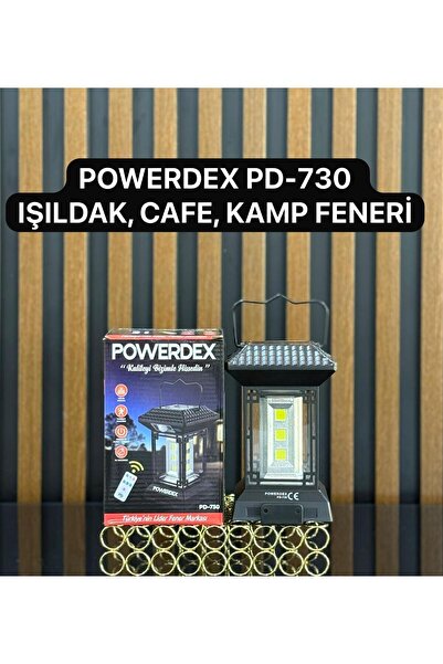 powerdex Kamp Lambası Güneş Enerjili Hareket Sensörlü PD-730
