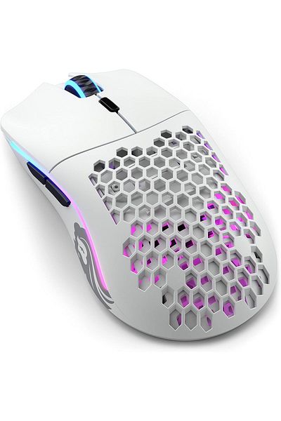 Glorious Model O- Wireless Mouse, 65g, RGB, White