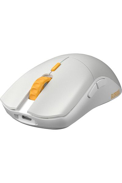 Glorious Series One PRO Wireless Mouse, 49g, 19K DPI, Yellow