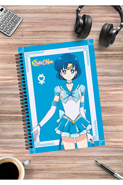 mertfigur Caiet cu spirală Sailor Moon Anime A5 (50 coli)