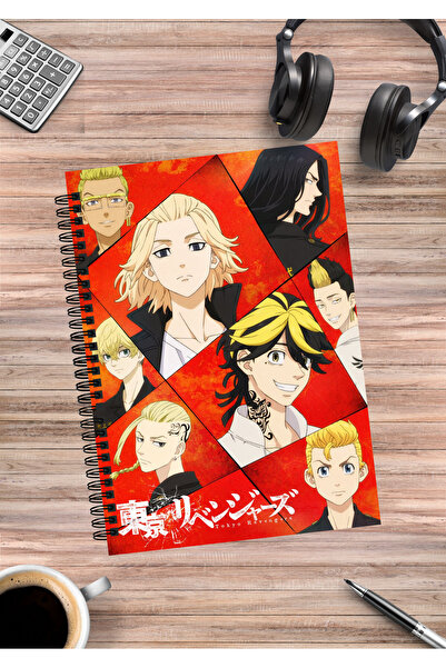 mertfigur Caiet cu spirală Tokyo Revengers Anime A5 (50 coli)