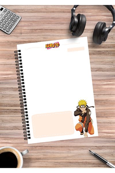 mertfigur Naruto Anime Spiral Notebook A5 (50Pages)