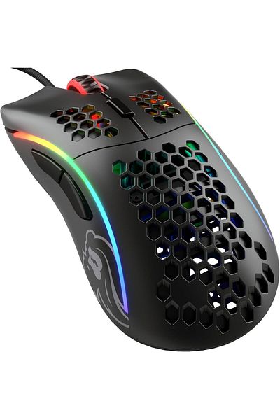 Glorious Model D Wired Mouse, 68g, RGB, Black