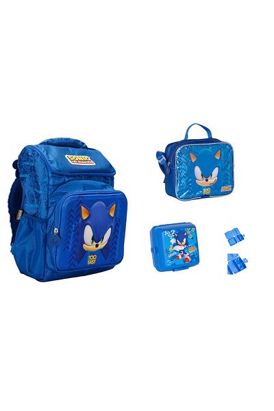 GENC DIJITAL BASKI SET ghiozdan Sonic The Hedgehog Ultimate Power (3 bucăți)