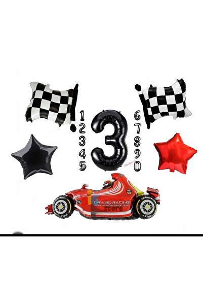 SihirliParti Race Cars Balloon Set