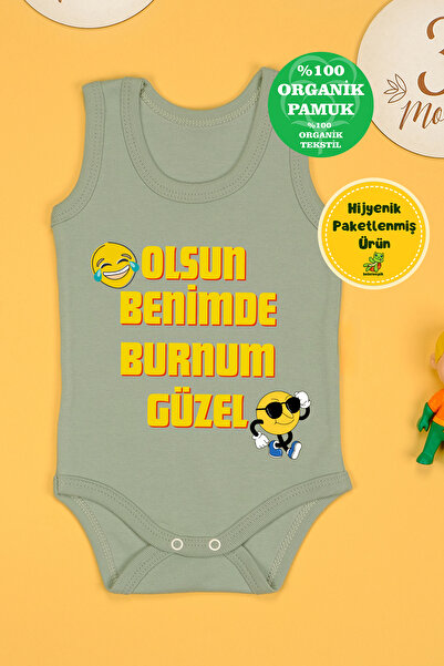 bebetospik Let My Burnum Be Beautiful Printed Snap On Me Bodysuit
