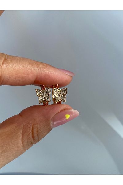 kurukafagift Earrings Zircon Stone Ring Model Small Size