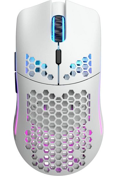 Glorious Model O Wireless Mouse, 69g, RGB, White