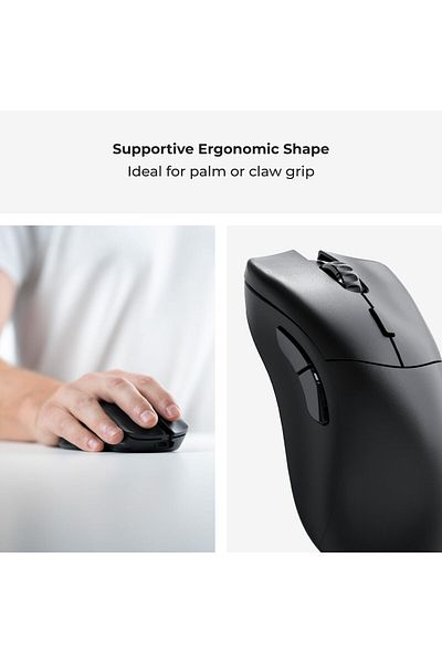 Glorious Model D 2 PRO Wireless Mouse, 60g, 26K DPI, Black
