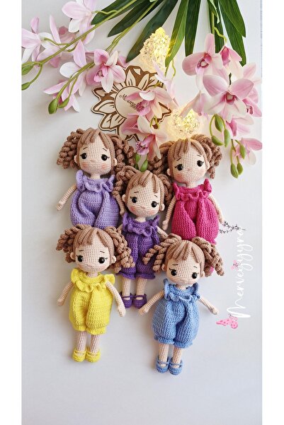 Merveyyyra Amigurumi Tulumlu Bebek 1 Adet Renk Belirtiniz