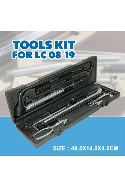 Generic OEM Trunk Tool Kit for Toyota Land Cruiser LC200 – Complete Auto Repair Set with Storage Box