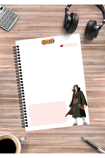 mertfigur Naruto Anime Spiral Notebook A5 (50Pages)