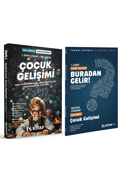 (Özel Set) Çocuk Gelişimi 1. Sınıf Bahar ve Deneme