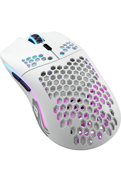 Glorious Model O Wireless Mouse, 69g, RGB, White