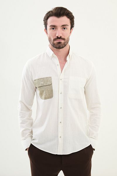 Mcr SHIRT TOP BUTTONED