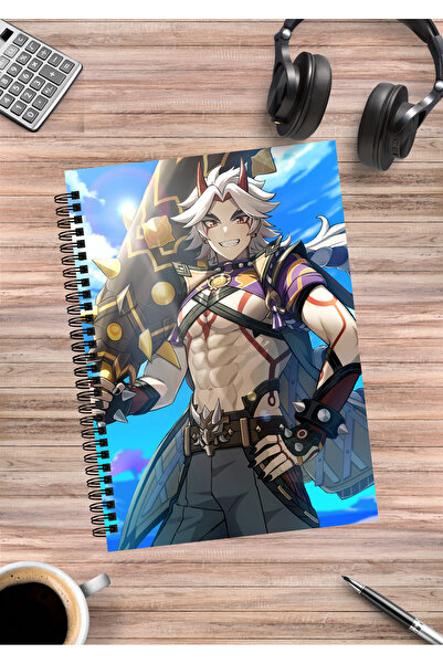 mertfigur Genshin Itto Anime Spiral Notebook A5 (50Sheets)
