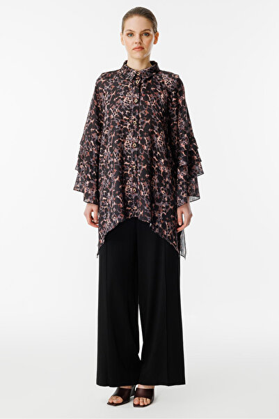 Ghisa LEOPAR DESENLİ GÖMLEK