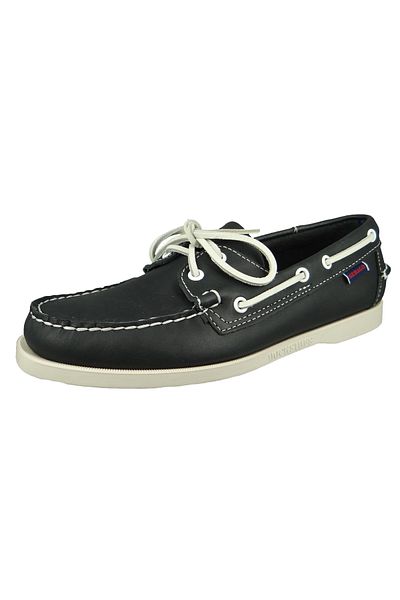 Sebago Portland 7000H00 Herren Halbschuhe Segel-/Bootsschuhe Leder Blau 908 Blue Navy