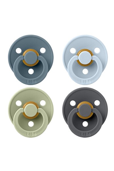 Bibs 4lü Emzik Seti - Petrol/Sage/Baby Blue/Iron 0-6 Ay
