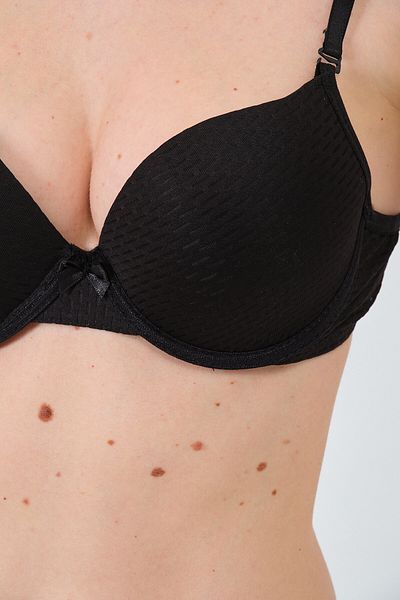 MİSTİRİK Γυναικείο σουτιέν Blera Model Black Supportive Double Padding