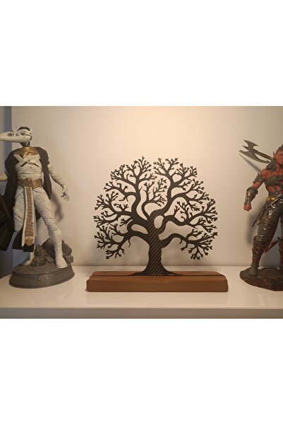 EMAKE3D Dekoratif 3D Baskı Yaşam Ağacı - Modern ve Şık Masa Üstü Aksesuar